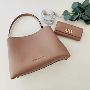 Michael Kors Large Sofia Saffiano Leather Bag